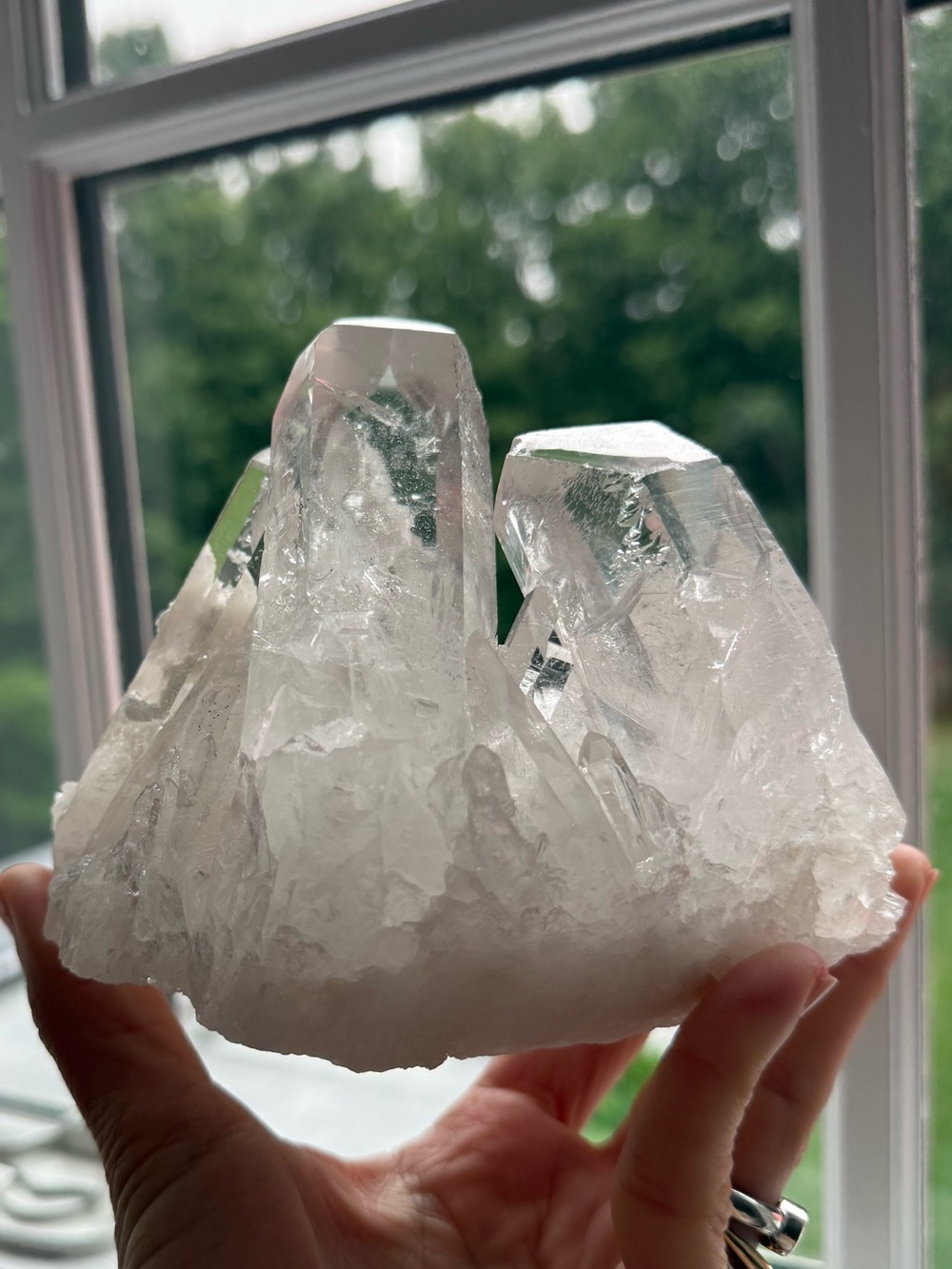 Beautiful Natural clear quartz cluster specimen from Brazil Natural Decor - Picture 5 of 12